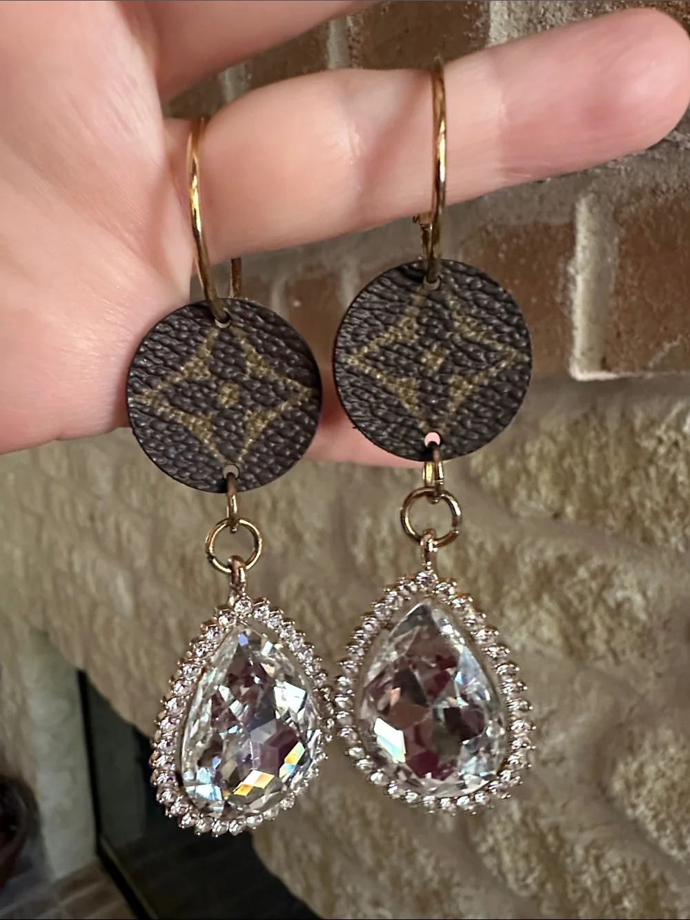 Keep it Gypsy Upcycled Sparkly Earrings - Picture 2 of 6